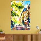 Meine digitale Kunstpinsel Leinwanddruck (Insitu (Wohnzimmer))