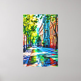 Meine digitale Kunstpinsel Leinwanddruck