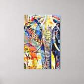 Meine digitale Kunstpinsel Leinwanddruck (Vorderseite)