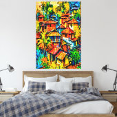 Meine digitale Kunstpinsel Leinwanddruck (Insitu (Schlafzimmer))