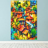 Meine digitale Kunstpinsel Leinwanddruck (Insitu (Holzboden))