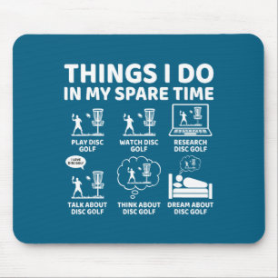 Meine Dinge Freizeit Disc Golf Mousepad