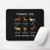 Meine Dinge Freizeit Elch Hirsch Mousepad (Mit Mouse)