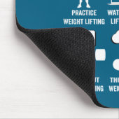 Meine Dinge Freizeit Hobby Gewicht Mousepad (Ecke)