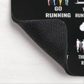 Meine Dinge Freizeit Hobby Laufen Mousepad (Ecke)