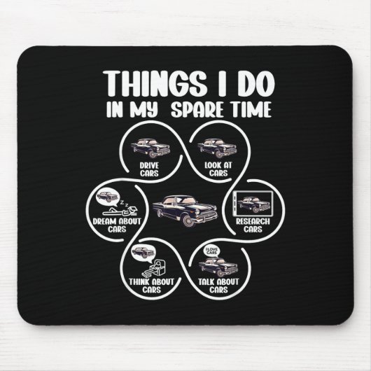Meine Dinge Freizeit Klassiker Auto Mousepad (Vorne)