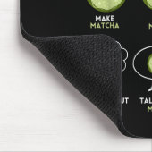 Meine Dinge Freizeit Matcha-Tee Mousepad (Ecke)