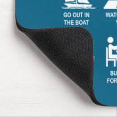 Meine Dinge Freizeit Segeln Segelboot Mousepad (Ecke)