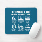 Meine Dinge Freizeit Segeln Segelboot Mousepad (Mit Mouse)