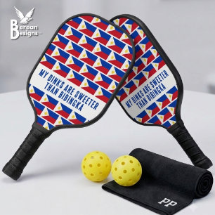 MEINE DINKS SÜßER ALS BIBINGKA Lustige Philippinen Pickleball Schläger