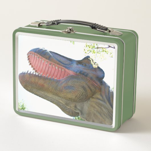 Meine Dinosaurier Metall Brotdose (Vorderseite)