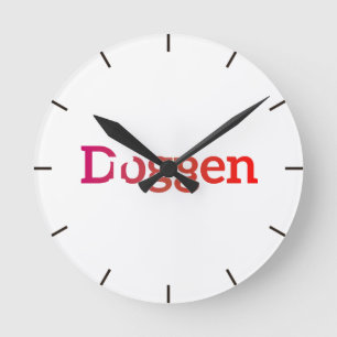 Meine Dogge ist eine Droge Runde Wanduhr