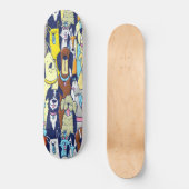 Meine Doggie-Freunde Skateboard (Vorderseite)
