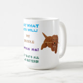 Meine Doodle-Lieblings-Tasse Kaffeetasse (VorderseiteRechts)