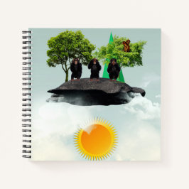 Meine drei Affen Notizblock