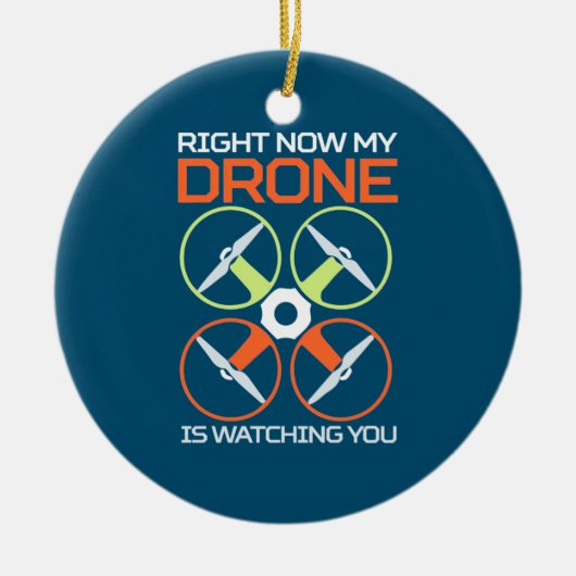 Meine Drohne Keramik Ornament (Vorne)