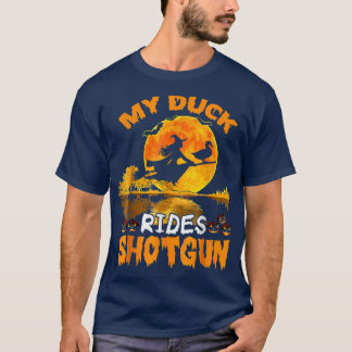 Meine Duckfahrten Shot Hexe Fly Broomstick Bat Hal T-Shirt