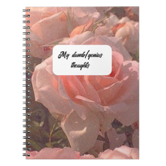 Meine dummen/genialen Gedanken. Spiral Fotonotizbu Notizblock