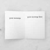 Meine dunkle Valentine-rote Rose Karte (Innenseite)