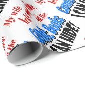 Meine Ehefrau Geschenkpapier (Rolleneckpunkt)