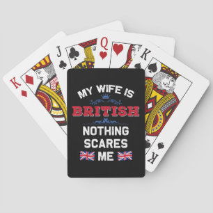 Meine Ehefrau ist die britische Monarchie United K Spielkarten