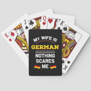 Meine Ehefrau ist die deutsche Alemania Republic G Spielkarten