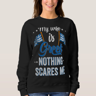 Meine Ehefrau ist die griechische Heritage Roots F Sweatshirt