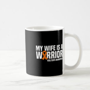 Meine Ehefrau ist ein Krieger Orange Ribbon Rsdcrp Kaffeetasse