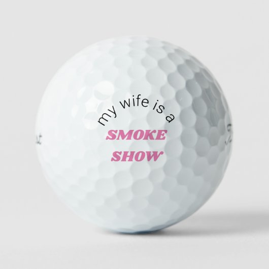 Meine Ehefrau ist eine Rauchschau Titleist Pro V1 Golfball (Vorderseite)