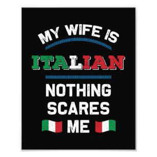 Meine Ehefrau ist Italienische Republik Italien Ro Fotodruck