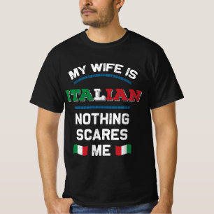 Meine Ehefrau ist Italienische Republik Italien Ro T-Shirt