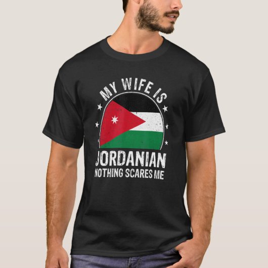 Meine Ehefrau ist jordanisch nichts, was mich jord T-Shirt (Vorderseite)