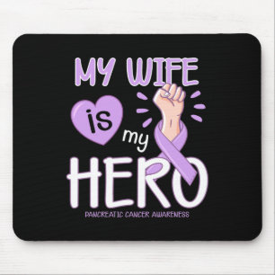 Meine Ehefrau ist mein Held Bauchspeicheldrüsenkre Mousepad