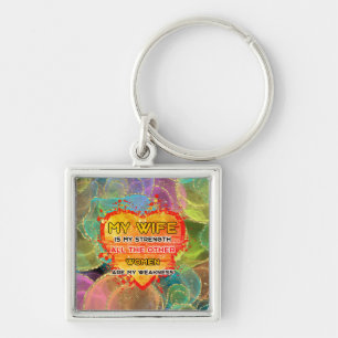 Meine Ehefrau ist mein Magnet Schlüsselanhänger Ca