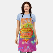 Meine Ehefrau ist mein Magnet Schlüsselanhänger Ca Schürze (Getragen)