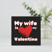 Meine Ehefrau ist mein Valentin (Stehend Vorderseite)