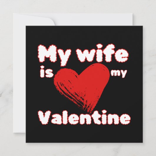 Meine Ehefrau ist mein Valentin (Vorderseite)