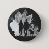 Meine Ehefrau ist mein Valentin 2021 Button (Vorderseite)