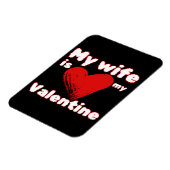 Meine Ehefrau ist mein Valentin Magnet (Linke Seite)