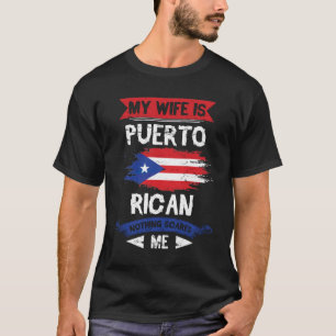 Meine Ehefrau ist Puerto Rico Heritage Root T-Shirt