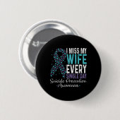 Meine Ehefrau jeden Single Suizidprävention R Button (Vorne & Hinten)
