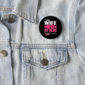 Meine Ehefrau mein Held zusammen werden wir Brustk Button (Beispiel)