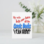 Meine Ehefrau Postkarte (Stehend Vorderseite)