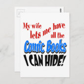 Meine Ehefrau Postkarte (Vorne/Hinten)