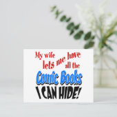 Meine Ehefrau Postkarte (Stehend Vorderseite)