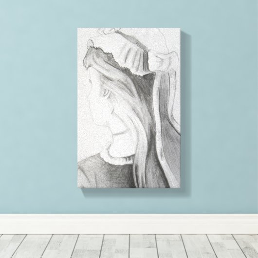 Meine Ehefrau und meine Schwiegerelterliche optisc Leinwanddruck (Insitu (Holzboden))