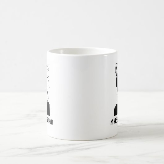 Meine Ehefrau und meine Schwiegermutter (optische Kaffeetasse (Mittel)