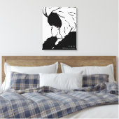 Meine Ehefrau und meine Schwiegermutter von W.H. Leinwanddruck (Insitu (Schlafzimmer))