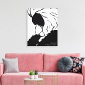 Meine Ehefrau und meine Schwiegermutter von W.H. Leinwanddruck (Insitu (Wohnzimmer))