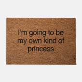meine eigene Art von Prinzessin Türmchen Fußmatte (Vorderseite)